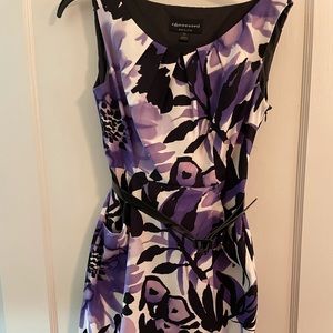 Multi-color coral dress with pockets